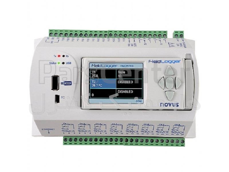 دیتالاگر 8 کانال NOVUS مدل Fieldlogger