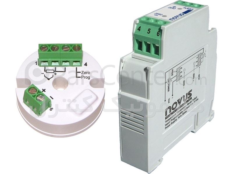 ترانسمیتر دما TXRAIL مارک NOVUS